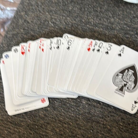 Hermes Red and Black Playing Cards - Picture 5 of 6
